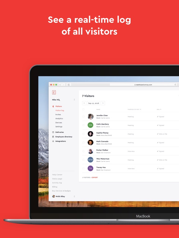 Envoy Visitors Kiosk AppRecs