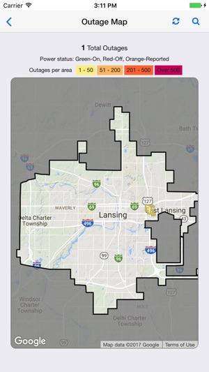 Lansing Bwl Outage Center On The App Store
