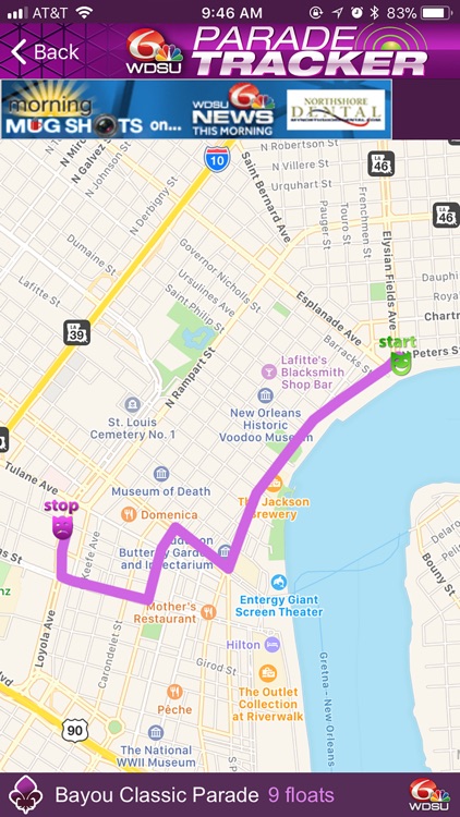 WDSU Parade Tracker