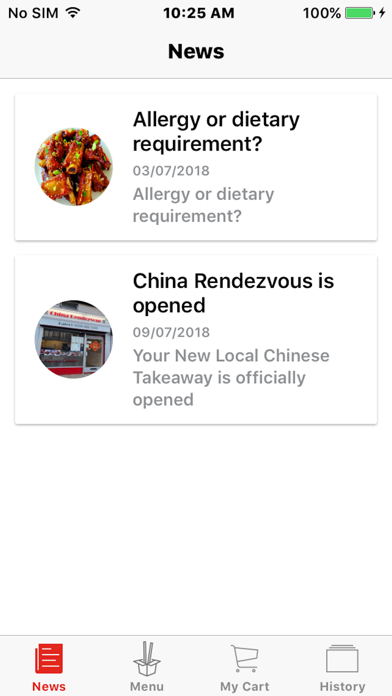 China Rendezvous Takeaway screenshot 2