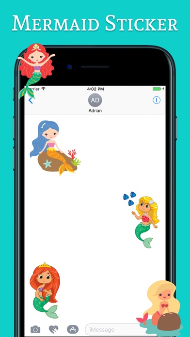 Cute Mermaid Stickers Pack screenshot 4