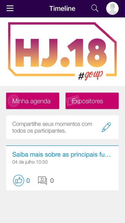 Evento HOJE 2018