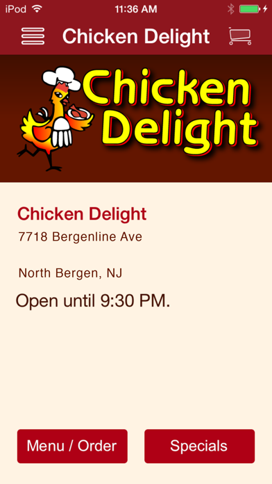 How to cancel & delete Chicken Delight (North Bergen) from iphone & ipad 1