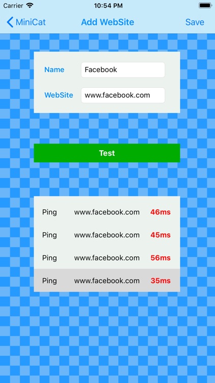 MiniCat NetWork Test