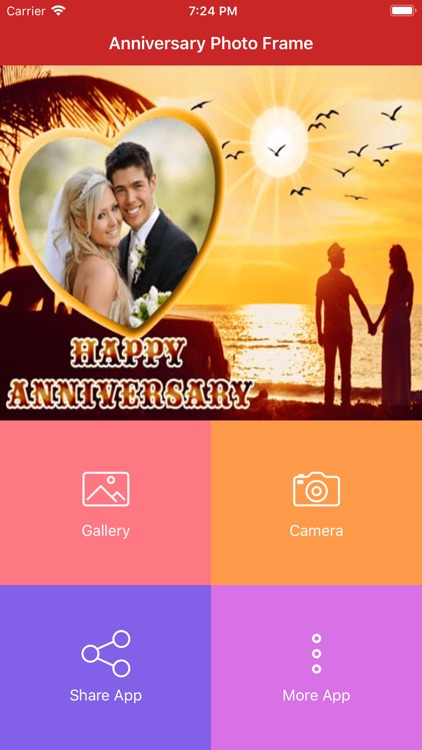 Anniversary photo frames