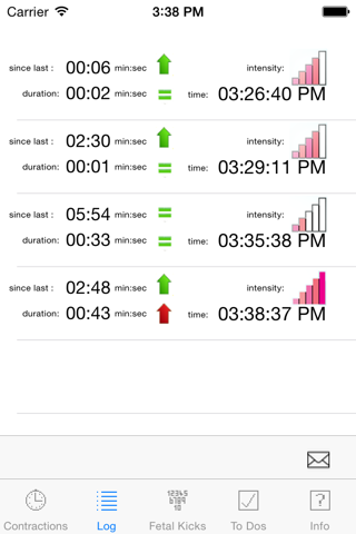 Contraction Timer and Fetal Kick Counter screenshot 3