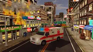 Captura de Pantalla 1 simulador de ambulancia 2017 - 911 rescue driving iphone