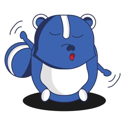 Charly the Blue Squirrel