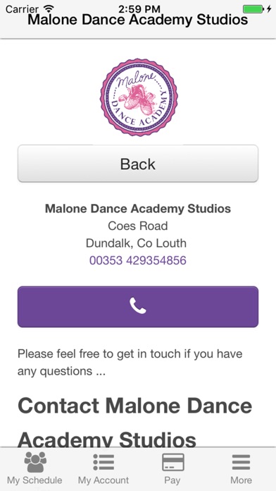 Malone Dance Academy Studios screenshot 3