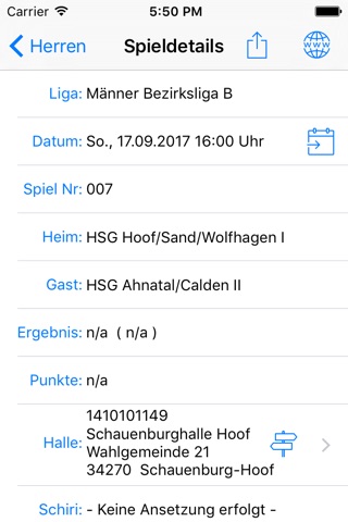 HSG Hoof/Sand/Wolfhagen screenshot 3