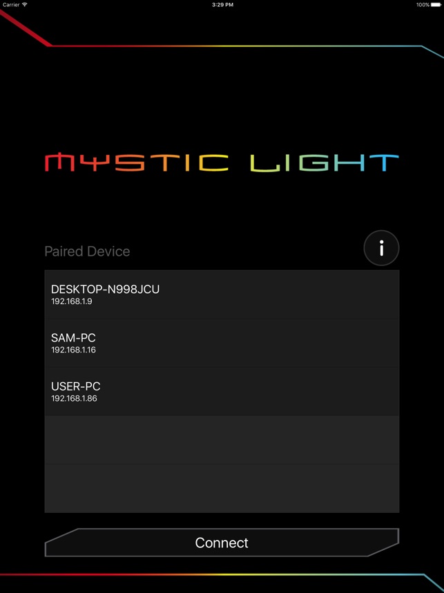 MSI Mystic Light on App Store