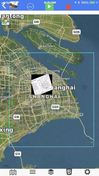 Shanghai Scaled Subway Map screenshot 2