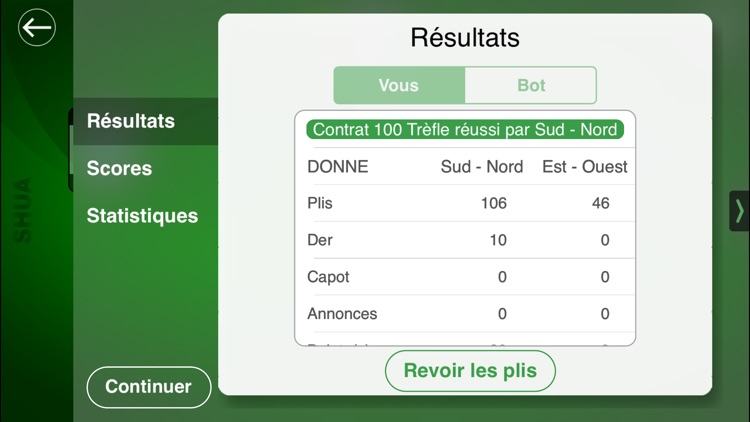 Jeu de Belote SHUA for iPhone