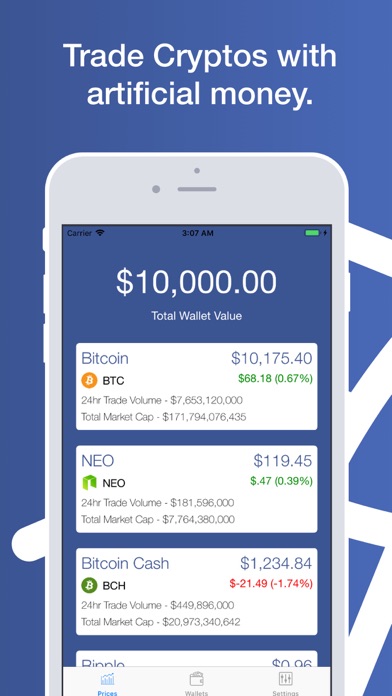 CoinSim - Trade Cryptocurrency Screenshot on iOS