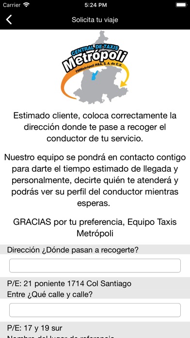 Taxis Metrópoli screenshot 3