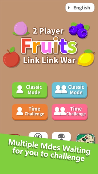 2 Player Fruits Link Link War screenshot 3