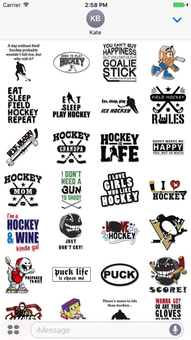 Surprising Hockey Stickers screenshot 2