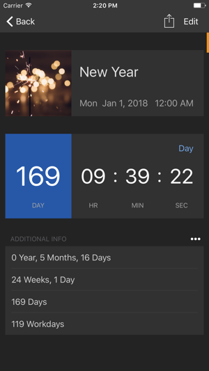 BetterCountdown Lite - The Event Countdown App(圖2)-速報App