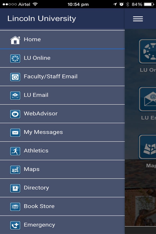Lincoln University screenshot 2