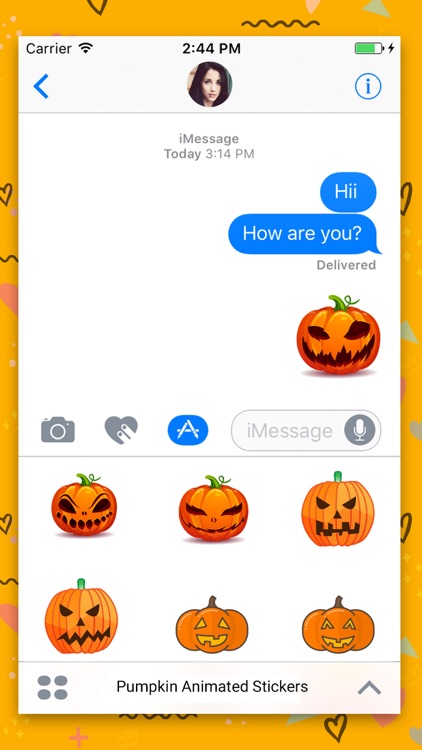 Halloween Pumpkin : Stickers