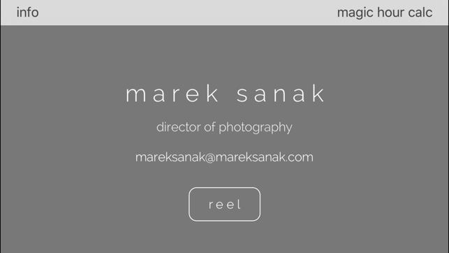 Marek Sanak Reel