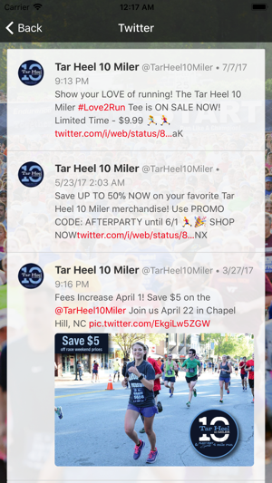 Tar Heel 10 Miler(圖4)-速報App