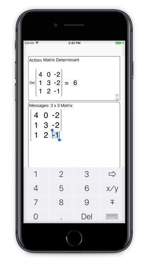 Calculum Pro Matrixcalculator For Linear Algebra In De App Store