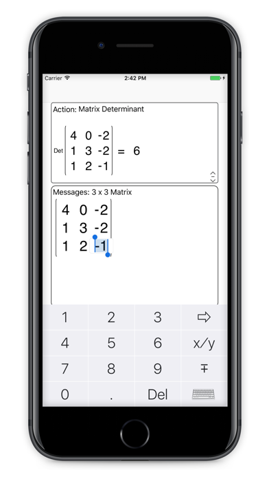 Calculum Pro - Matrixcalculator for Linear Algebra screenshot 4