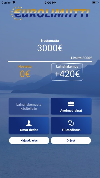 Eurolimiitti screenshot 2