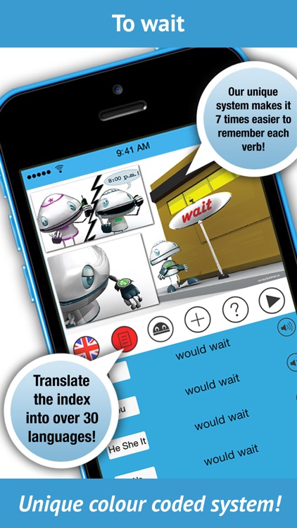 Learn English Verbs. LearnBots screenshot-3