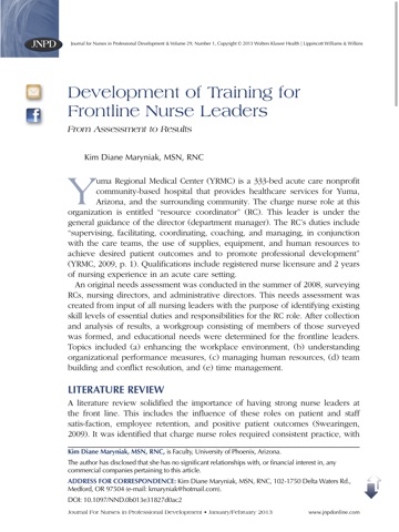 Journal for Nurses in Professional Development screenshot 3