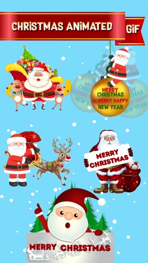 ‎Merry Christmas Greetings Emoji &amp; Stickers Bundle on the App Store