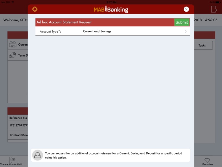 MAB I-Banking screenshot-3