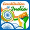 Entire Constitution of India is available in English and Hindi language & is neatly categorized into user friendly categories viz