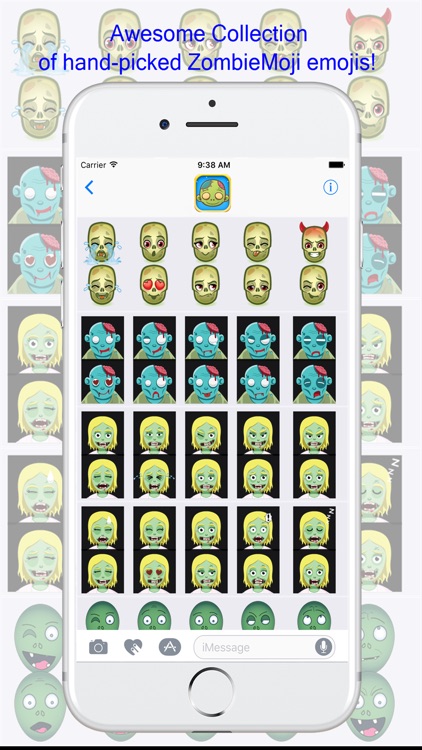 ZombieMoji - Zombie Emojis Custom Keyboard screenshot-3