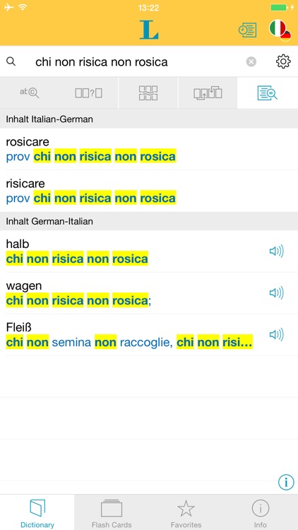German Italian XL Dictionary