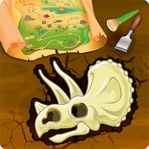 Dinosaur Bone Digging Puzzles icon