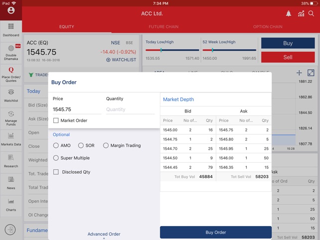 Kotak Stock Trader for iPad(圖3)-速報App