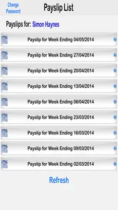 Snímek 2 iTempaid Payslip iphone