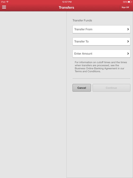USCB Business Mobile for iPad