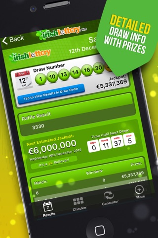 Irish Lottery - Results screenshot 3