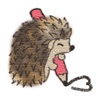 Cute Hedgehog and Love Sticker