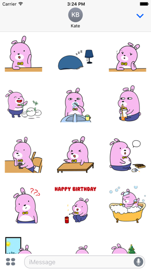 Pinky Rabbit Life Animation(圖1)-速報App