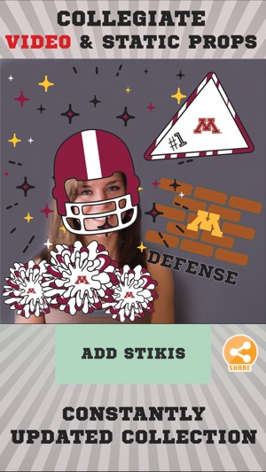 Minnesota Golden Gophers Animated Selfie Stickers(圖2)-速報App