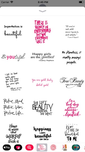 Beauty Love Quote Sticker Pack(圖2)-速報App