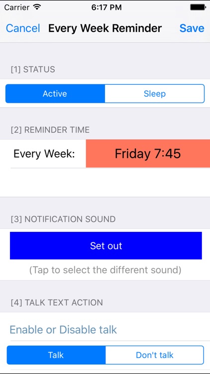 Talking Reminder screenshot-4