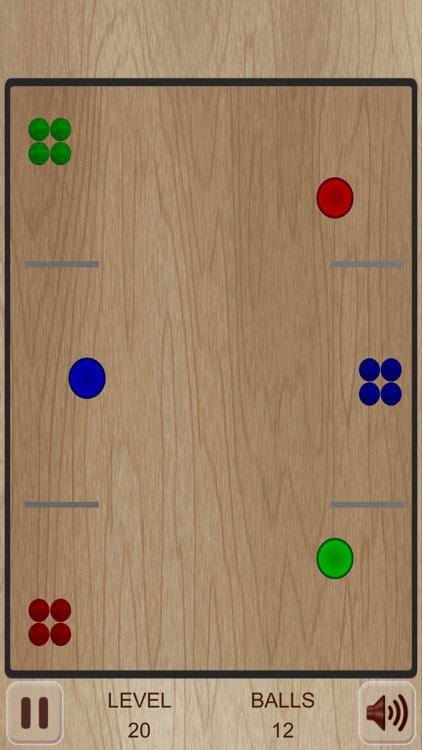 Move your balls to holes!