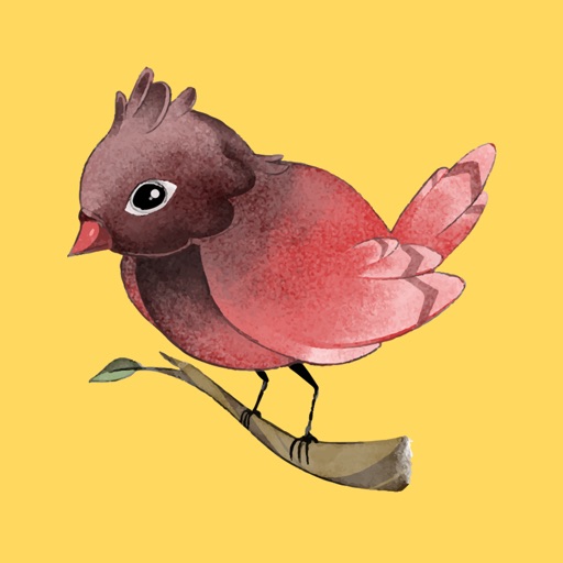Exotic Flying Bird Stickers iOS App