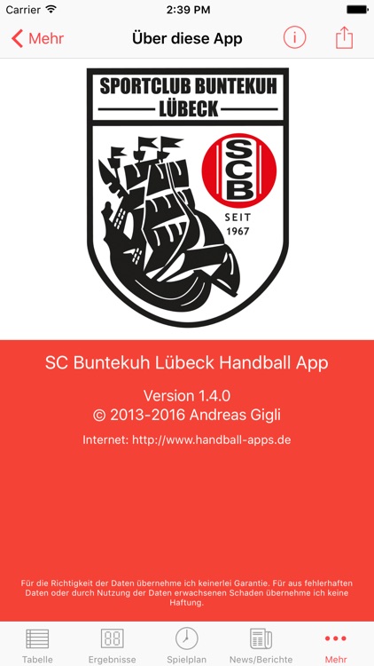 SC Buntekuh Lübeck Handball screenshot-3