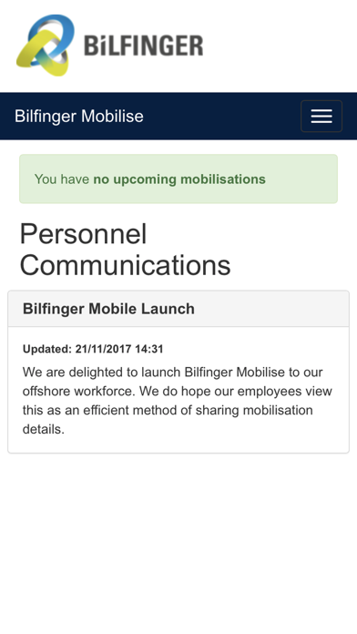 How to cancel & delete Bilfinger Mobilise from iphone & ipad 2